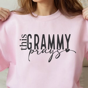 This Grammy Prays SVG PNG, Grammy Svg, Grammy Life Svg, Grammy Mode Svg, Mother&#39;s Day Svg Religious Svg Faith Svg Christian Svg Sublimation