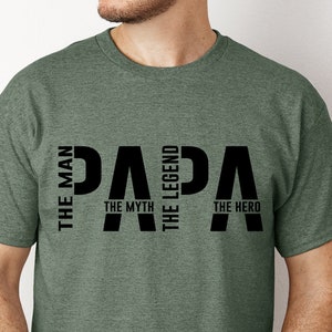 Pappa Mannen Myten Legenden SVG PNG #Dadlife Pappa svg, Rolig svg, Pappa png, Fars dag svg, Klippfil för Cricut Sublimeringsfil bild 7