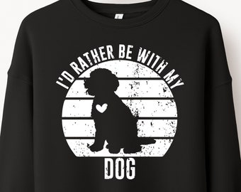 I'd Rather Be With My Dog PNG SVG Doodle svg Png Doodle shirt Doodle car decal cup decal Sublimation Digital Download Cut file for cricut