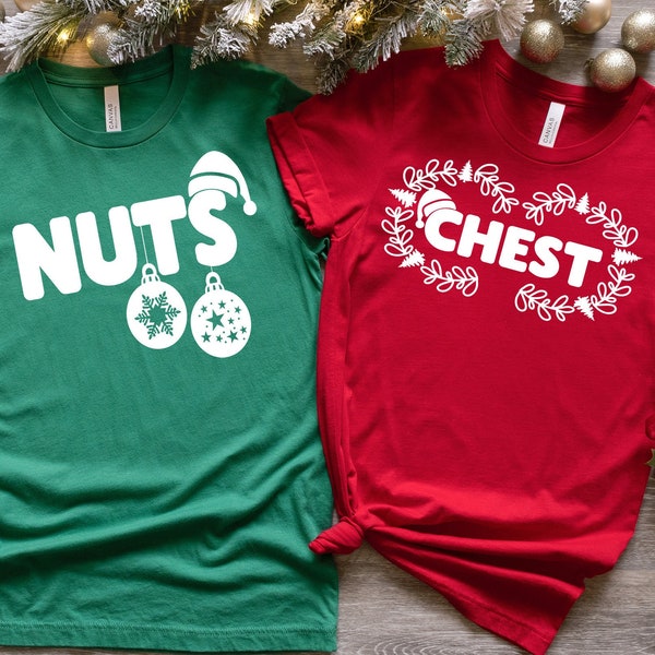 Chest Nuts svg Christmas Shirt T-shirt Design pdf DTF PNG Digital File Instant Download