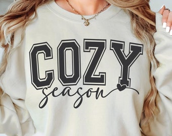 Cozy Season Svg Cozy Season Png, Retro Fall svg Png Pumpkin svg Fall Bow PNG Fall Shirt Png Autumn Girly Png Girl Autumn Sublimation Designs