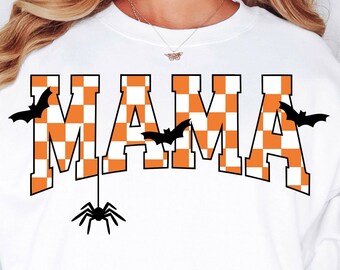 Mamá de Halloween SVG PNG, Mamá espeluznante SVG, Halloween SVG PNG, Diseño de sublimación de Mamá de Halloween, Spooky Png Spooky Vibes Svg PNG Halloween Svg
