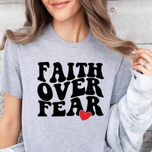 Faith Over Fear SVG PNG Christian Svg, Religious Svg, Faith Svg, Jesus Svg, Forgiven Svg, Motivational Svg, Self Love Svg, Pray Svg