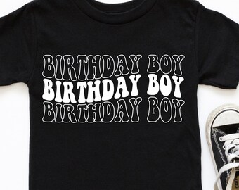 Birthday Boy Shirt SVG Birthday Boy Shirt png Retro Wavy Birthday Shirt svg png Birthday svg png jpeg dfx eps digital download cut file