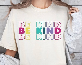 Be Kind SVG Be Kind PNG Kindness Svg, Boho Rainbow Be Kind Svg, Inspirational Svg, Positive Quote Svg, Motivational Svg, Teacher Svg