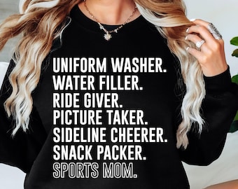 Sports Mom SVG PNG, Sports Mom Shirt Svg, Uniform Washer Sports Mom Png, Game Day Svg, Sports Mom Svg Football Baseball Volleyball SVG