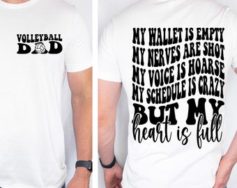 Volleyball Dad SVG PNG, Volleyball Dad Shirt Svg, Volleyball Svg, Volleyball Mama Svg, Volleyball Shirt Svg, Game Day Svg, Sports Dad Svg
