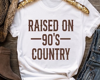 Raised on 90's Country svg, Country Music svg, country vibes svg, country girl svg, cowboy svg, cowgirl svg, western svg cut file for Cricut