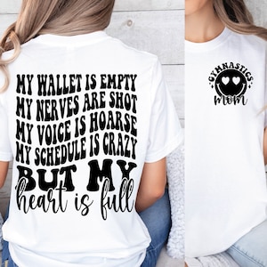 Mamá gimnasta SVG, Mamá gimnasta Png, Mi billetera está vacía Camisa de mamá gimnasta Svg, Gimnasia Svg, Mamá gimnasta Svg, Mamá gimnasta Png