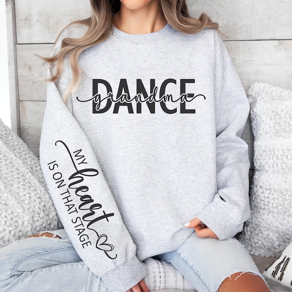 Dance Grandma png Dance Grandma svg Dance Shirt My Heart is on that Stage Design PNG SVG Cricut dfx eps Digital File Instant Download