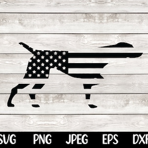 German Shorthaired Pointer svg png GSP svg png American flag svg png Dog Mom Car Decal T-shirt PNG SVG Digital File Cut File for Cricut