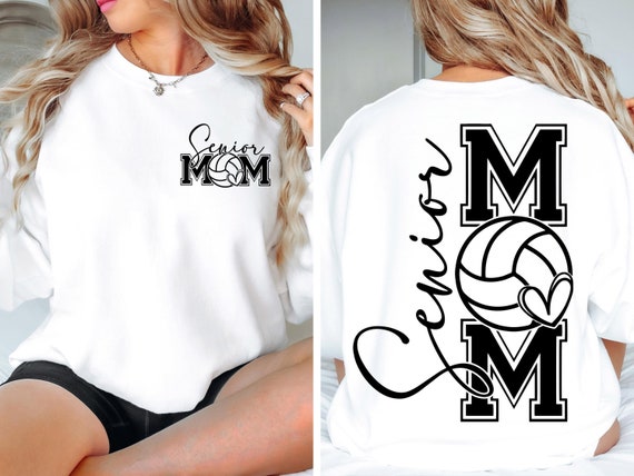 Senior Volleyball Mom SVG PNG, Volleyball Mom Shirt Svg Volleyball Svg Volleyball Mama Svg, Volleyball Shirt Svg Game Day Svg Sports Mom Svg