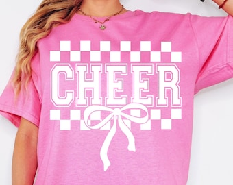 Cheer SVG Cheer PNG, Cheer Coquette Bow Svg, Cheer Bow Png, Cheer Era Svg, Cheer Shirt Svg, , Cheerleader Svg Sublimation Digital Cut File