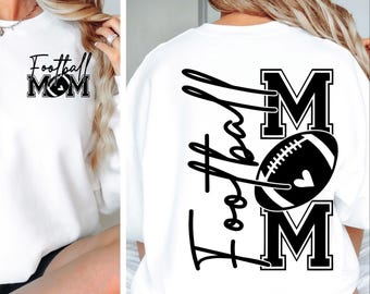 Football Mom SVG, Football Mom Png, Football Mom Shirt Svg, Football Svg, Football Mama Svg, Football Shirt Svg, Game Day Svg Sublimation