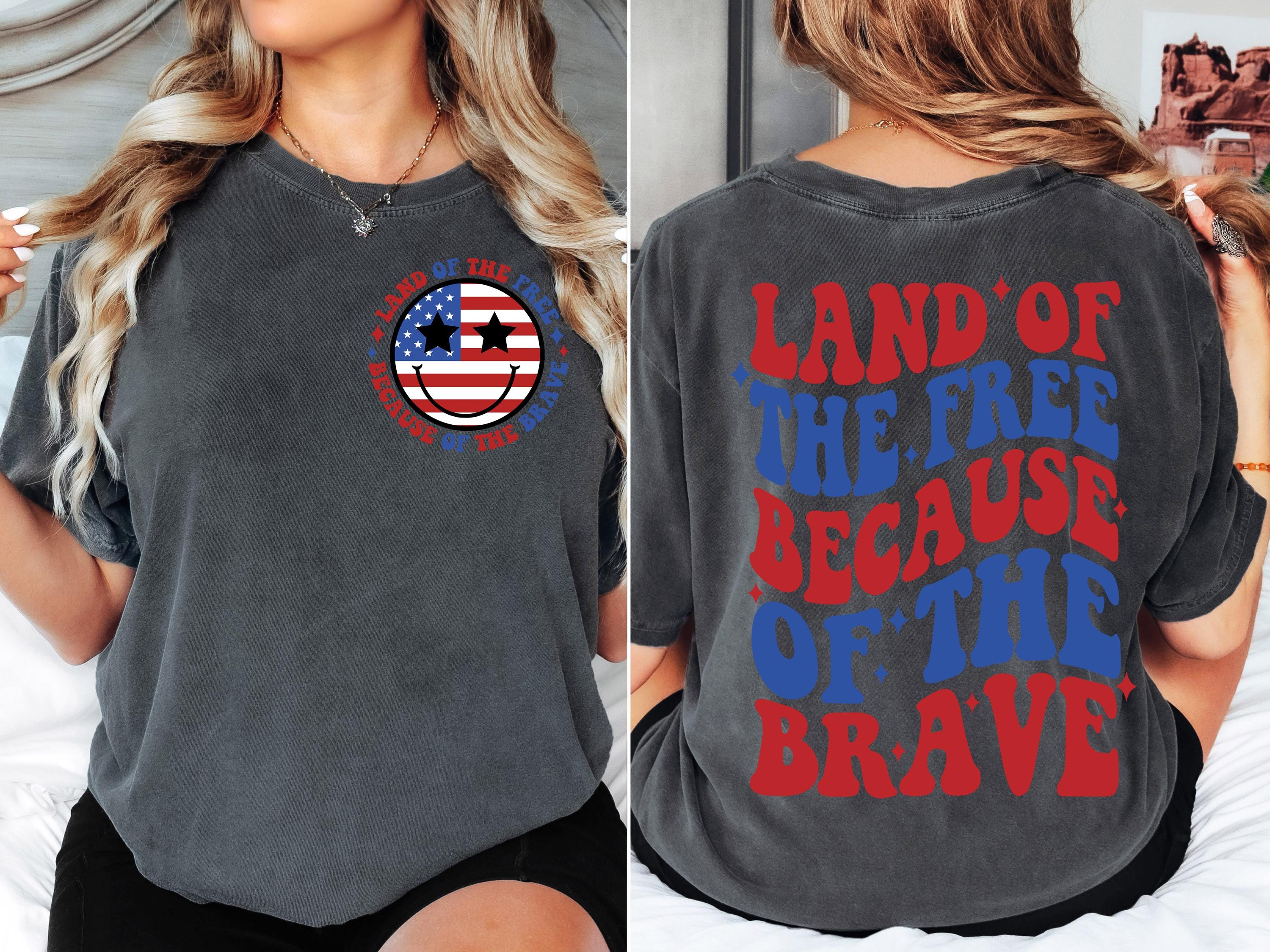 Land of the Free Because of the Brave Svg Png Memorial Day Svg Png ...
