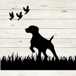 German Shorthaired Pointer Dove Hunting SVG Car Decal T-shirt PNG SVG Digital File