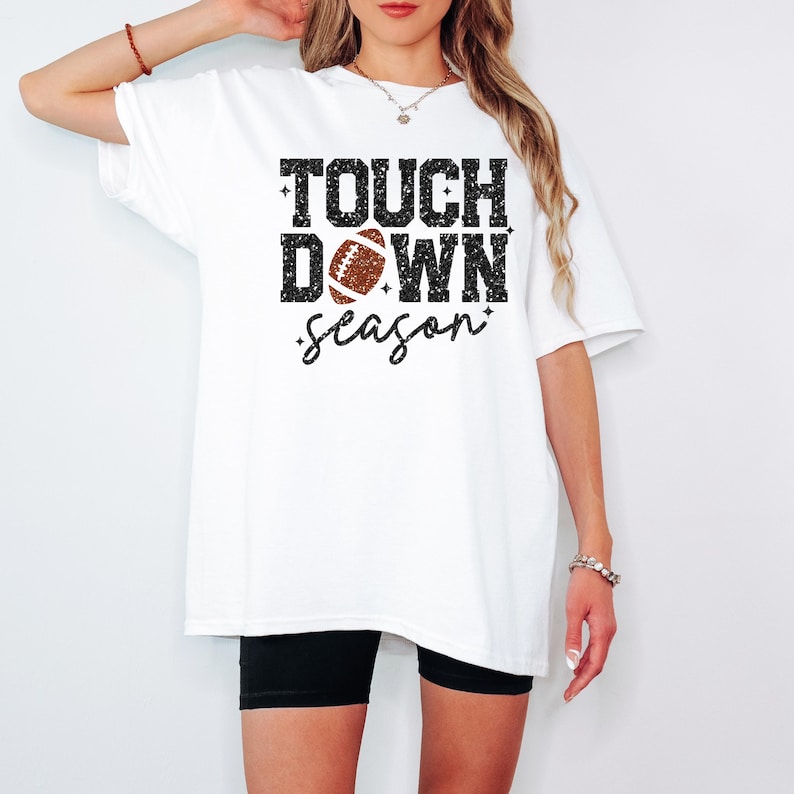Touchdown Season svg png Football SVG, Football Png, Football Mom Svg png, Football Shirt Svg png, Glitter Game Day Svg Sublimation Cut File image 7