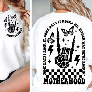 Motherhood Some days I rock it some days it rocks me svg png Motherhood svg png Rocking motherhood svg Funny motherhood svg Mom Life Svg Mom