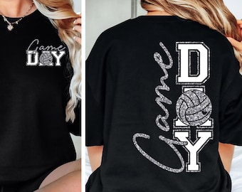 Día del juego de voleibol SVG PNG Mamá de voleibol SVG PNG, Camiseta de voleibol Svg, Voleibol Svg, Mamá de voleibol Svg, Camiseta de voleibol Svg Digital
