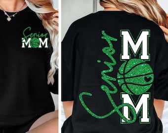 Senior Basketball Mom SVG PNG Basketball svg Basketball Mom Shirt Basketball Mom Cut File Sublimation png svg eps jpeg Digital File Download
