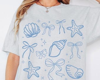 Kokette Muschel SVG PNG Strand geschnitten, Küsten Png, Retro-Sommer-Svg, Sommer-Vibes Png, Sommer-Kokette Png, Vintage Sommer Png Mädchen Reise Png