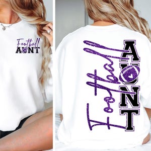 Football Aunt SVG, Football Aunt Png, Football Aunt Shirt Svg, Football Svg, Football Mom Svg, Football Shirt Svg, Game Day Svg Sublimation