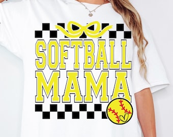 Softball Mama SVG png Varsity Softball Mom shirt Softball svg Softball Mom Shirt Png Design Decal Digital Cut File for Cricut Sublimation