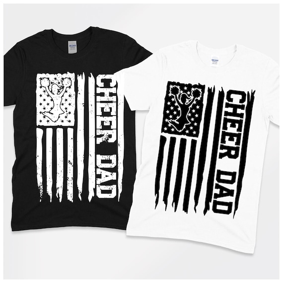 Cheer Dad SVG Cheer Dad png Cheer Dad shirt Design Pay Drive Clap cut file PNG SVG Digital File Instant Download Sublimation American Flag