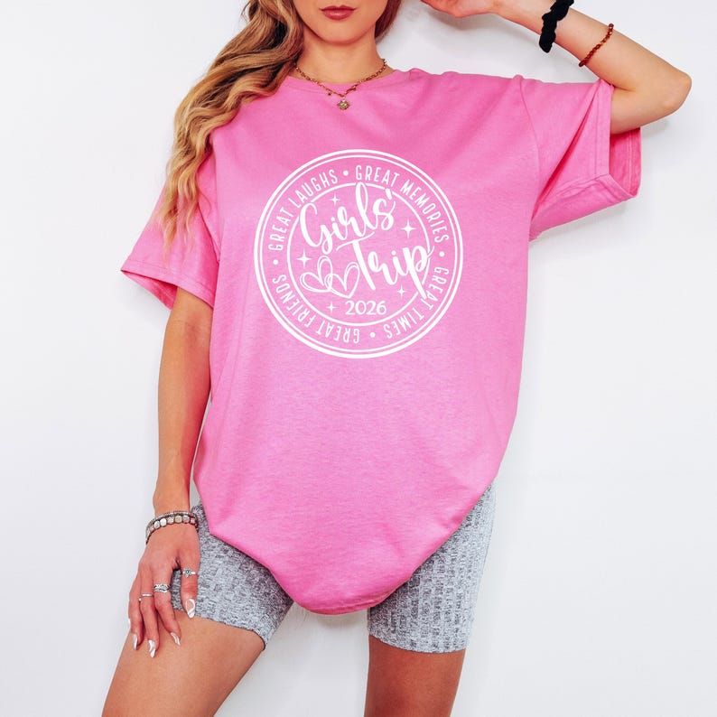 Girl's Trip 2026 Svg png, Girl's Weekend 2026 Svg, Great Times, Great Memories Svg File Cricut Silhouette File, Digital Instant Download image 5