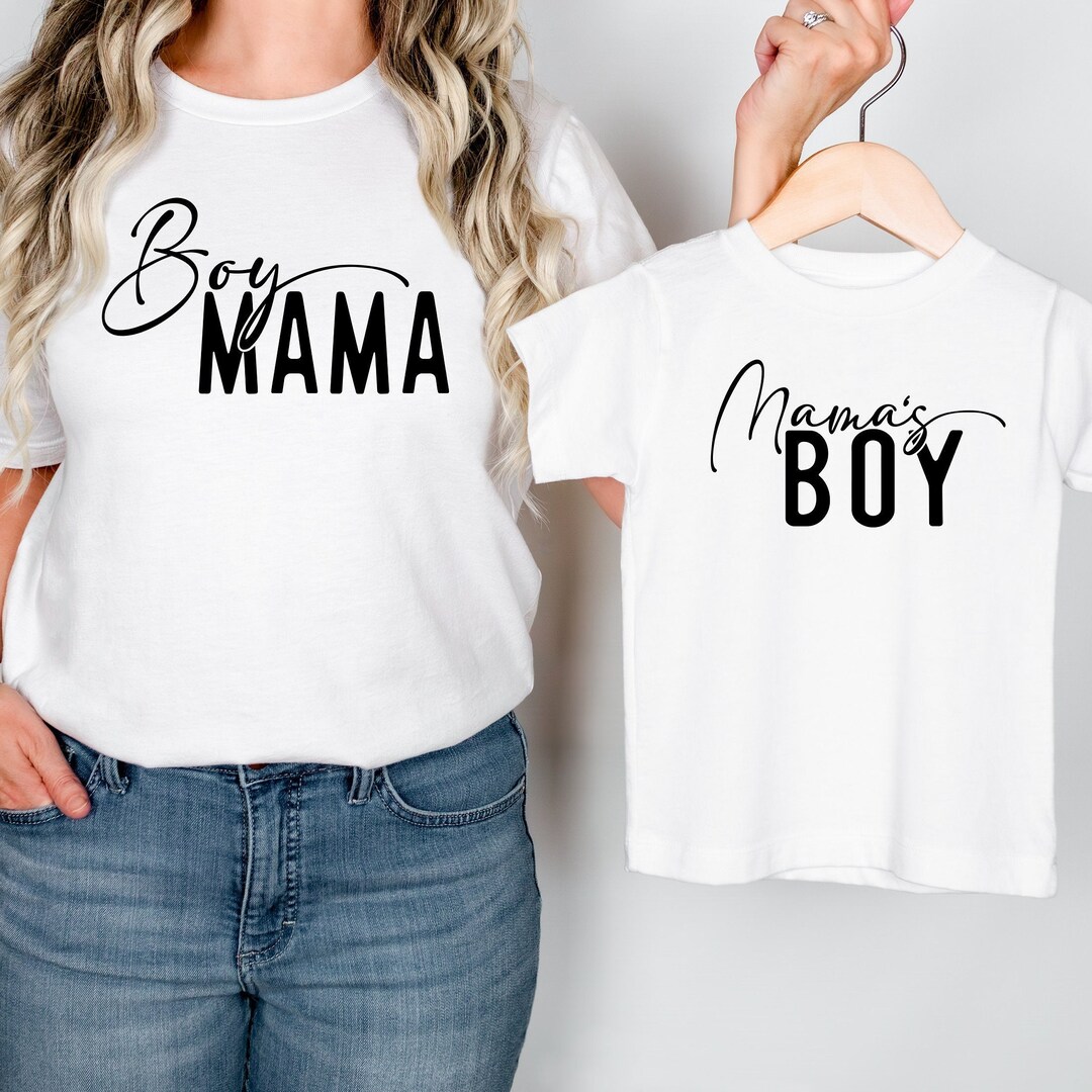 Mama's Boy Svg Png, Boy Mama Svg Png, Mama and Me Matching Shirt Svg ...