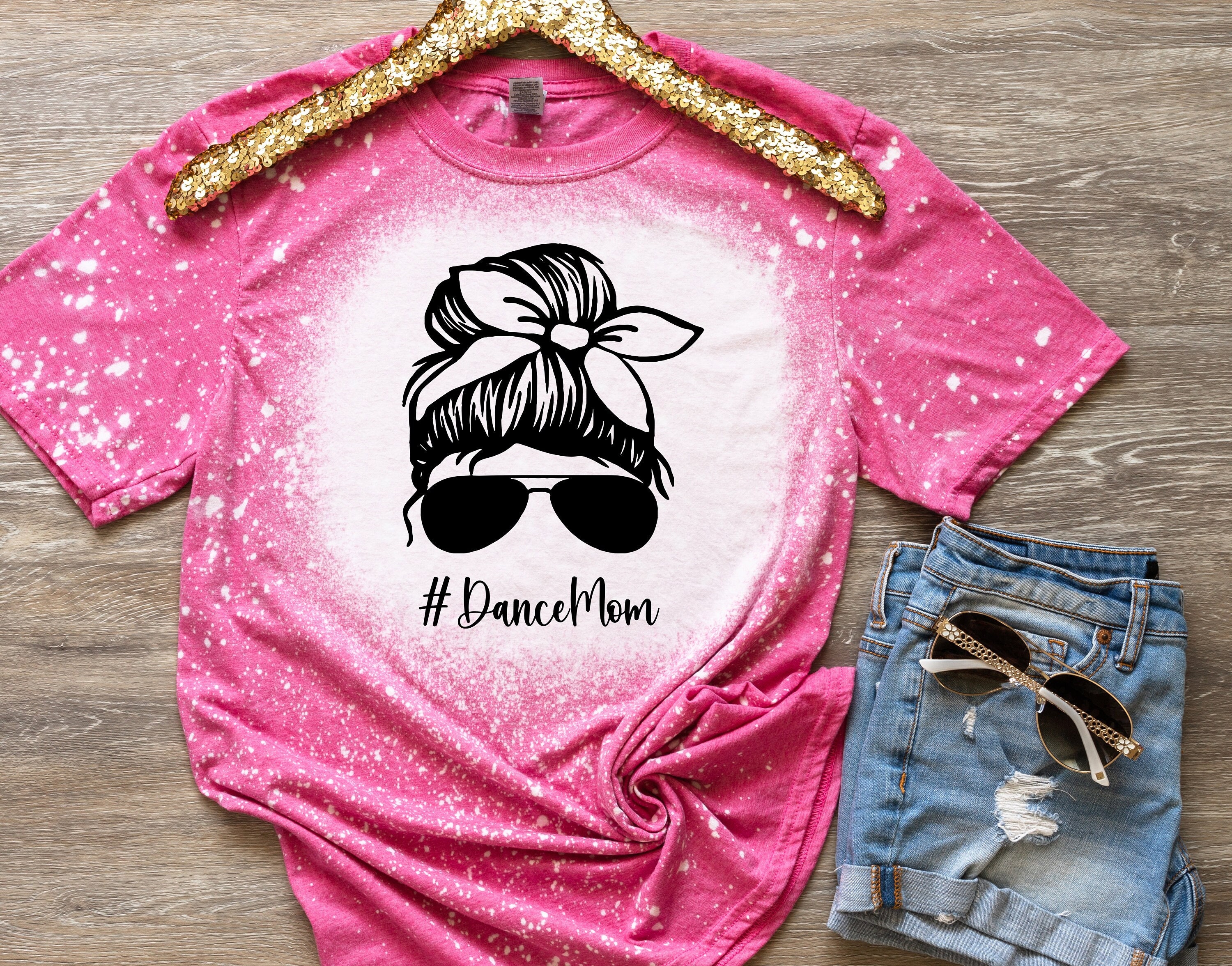 Dance Mom Png Svg Messy Bun Dance Competition Shirt Design PNG SVG ...
