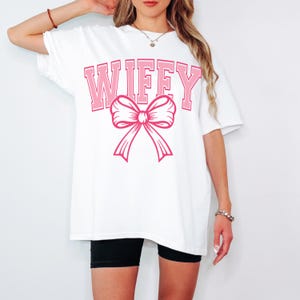 Wifey SVG Wifey PNG, Coquette Bow Newlywed Shirt Svg, Coquette Ribbon Svg, Bridesmaid Gift Bridal Party Svg Cut File for Cricut Sublimation image 8