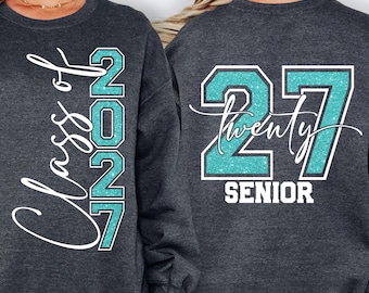 Clase de 2027 SVG Clase de 2027 PNG Senior svg Senior png Graduación 2027 Svg, Graduación Svg Archivo de corte para Cricut Sublimation