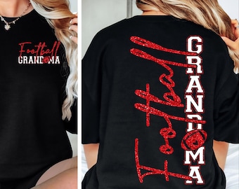 Football grand-mère SVG PNG, football grand-mère chemise Svg, Svg football, football maman Svg, football maillot Svg, Svg le jour du match, sport maman Svg