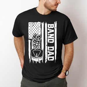Band Papa SVG Band Papa PNG Blaskapelle Papa Shirt Design Drumline Papa Png SVG Digitale Datei Schnittdatei für Cricut Sublimation Bild 4
