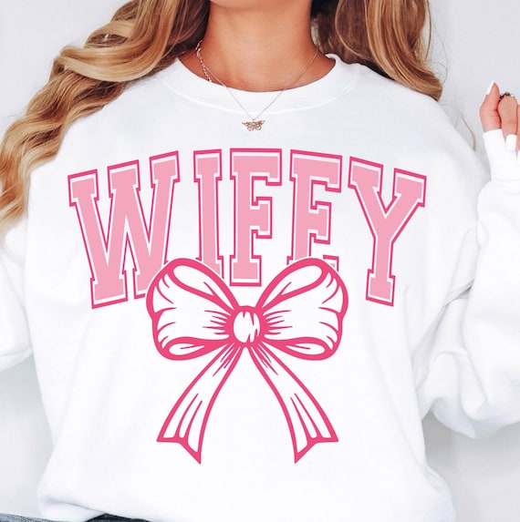 Wifey SVG Wifey PNG, Coquette Bow Newlywed Shirt Svg, Coquette Ribbon Svg, Bridesmaid Gift Bridal Party Svg Cut File for Cricut Sublimation