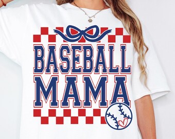 Baseball Mama SVG Baseball Mama PNG Baseball maman chemise Design sticker voiture png svg eps dfx jpeg fichier numérique couper fichier pour Cricut sublimation