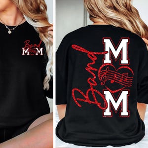 Band Mom SVG Band Mom PNG Marching Band Mom Shirt Design Drumline Mom png svg Digital File Cut File for Cricut Sublimation