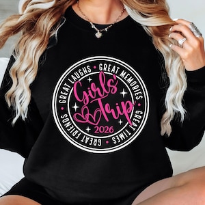 Girl's Trip 2026 Svg png, Girl's Weekend 2026 Svg, Great Times, Great Memories Svg File Cricut Silhouette File, Digital Instant Download image 1
