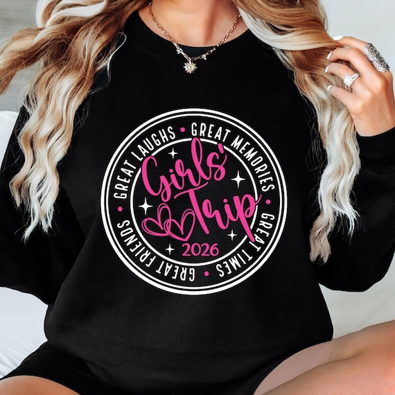 Girl's Trip 2026 Svg png, Girl's Weekend 2026 Svg, Great Times, Great Memories Svg File Cricut Silhouette File, Digital Instant Download