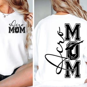 Acro Mom SVG png Acro Mom Shirt PNG svg Acrobatics Shirt Design png svg Digital File Instant Download Sublimation File Cut File for Cricut