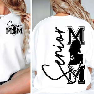 Senior Band Mom SVG Band Mom PNG Marching Band Mom Shirt Design Drumline Mom png svg Digital File Cut File for Cricut Sublimation