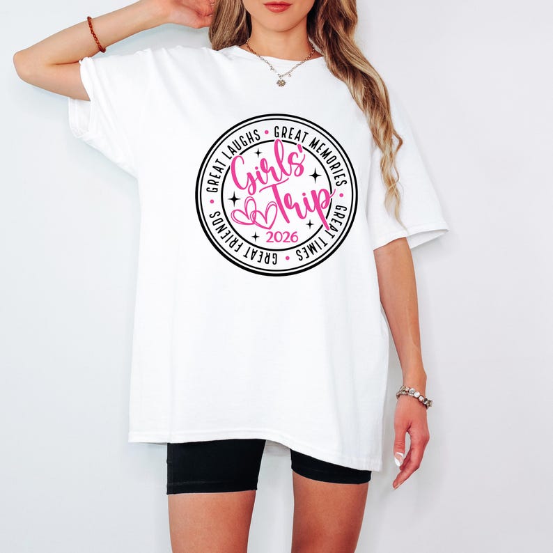 Girl's Trip 2026 Svg png, Girl's Weekend 2026 Svg, Great Times, Great Memories Svg File Cricut Silhouette File, Digital Instant Download image 4