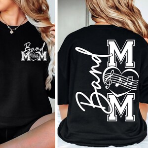 Band Mom SVG Band Mom PNG Marching Band Mom Shirt Design Drumline Mom png svg Digital File Cut File for Cricut Sublimation