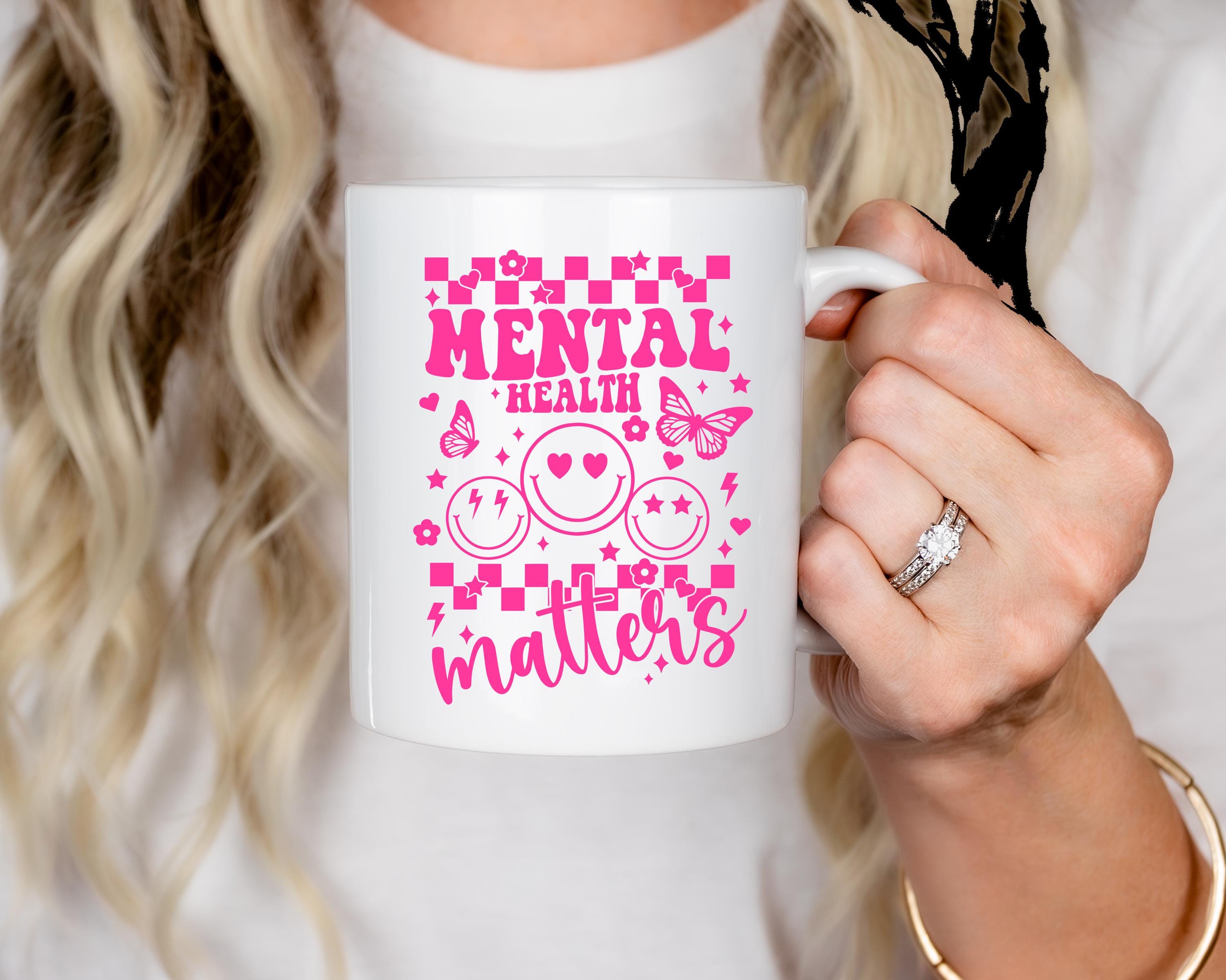 Mental Health Matters SVG PNG, Mental Health Awareness Svg, Positive ...