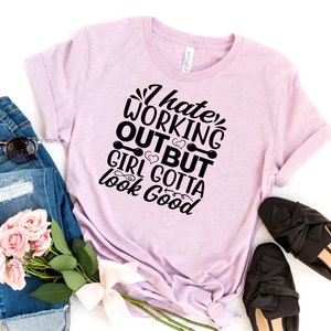 Workout SVG Workout girl T-shirt Design PNG SVG Digital File Instant Download