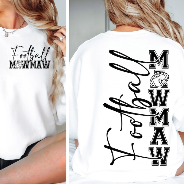 Football Mawmaw SVG PNG, Football Grandma Shirt Svg, Football Svg, Football Mama Svg, Football Shirt Svg, Game Day Svg, Sports Mom Svg