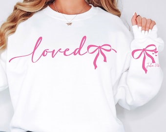 Loved John 3:16 Svg Png Christian Valentines Svg, Valentine Png, Valentine Day Png, Valentine Svg Christian Shirt Svg Sublimation Cut File