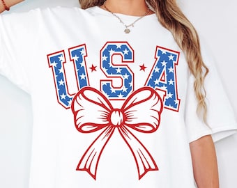USA SVG USA Png Quattro luglio Svg Png America svg America Png Patriottico svg Giorno dell'Indipendenza Png Disegni per sublimazione File di taglio per Cricut