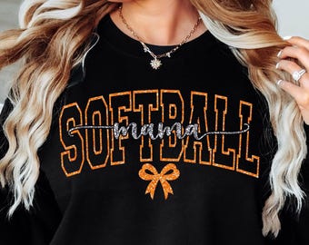 Mamá de sóftbol SVG png Camiseta de mamá de sóftbol universitario Sóftbol SVG Camiseta de mamá de sóftbol PNG Diseño Calcomanía Archivo de corte digital para sublimación Cricut